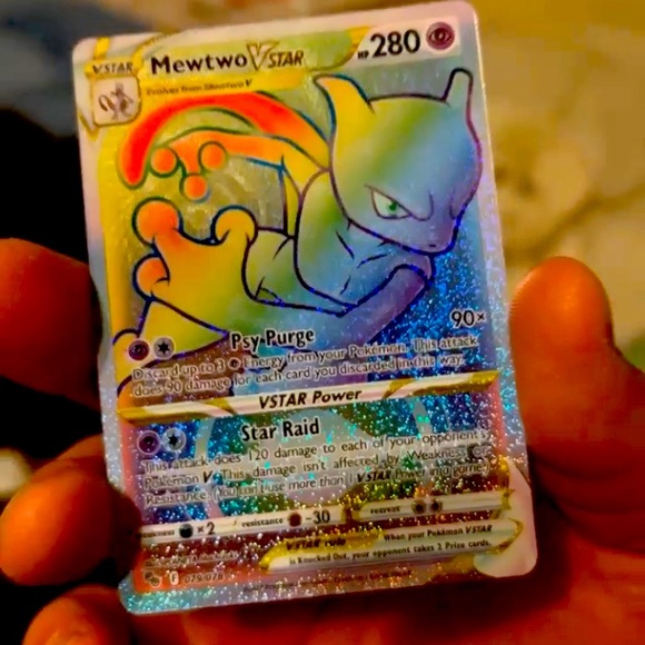 Rainbow mewtwo vstar - Picture 1 of 2